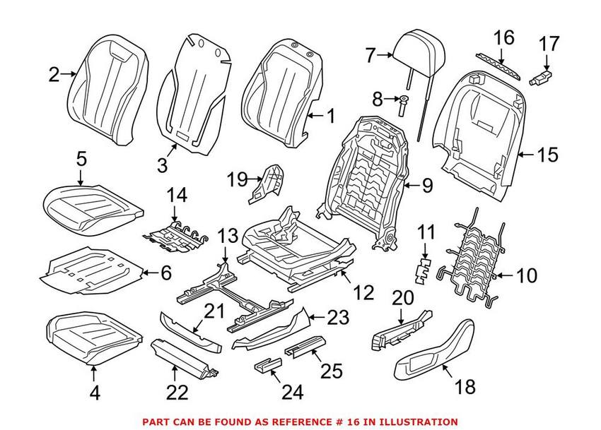 BMW Courtesy Light - Front 52107226812